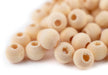 Unfinished Natural Wood Beads (8mm, Set of 75) - The Bead Chest