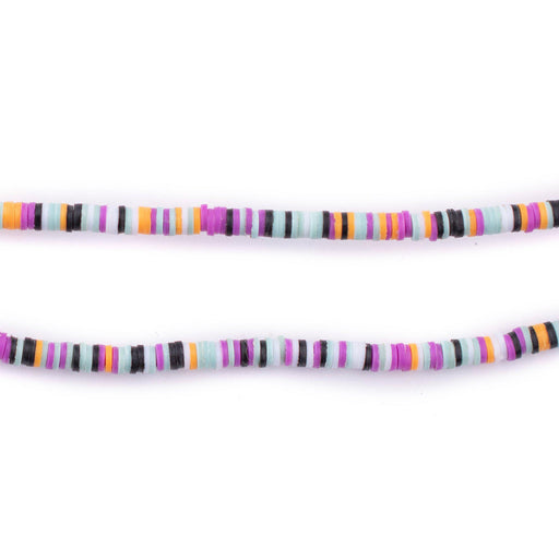 Pastel Medley Phono Record Vinyl Beads (3mm)