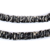Sliced Black Antique Venetian Trade Beads