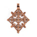 Metu Copper Coptic Cross Pendant (53x70mm) - The Bead Chest