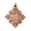 Turmi Copper Coptic Cross Pendant (55x65mm)