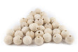 Unfinished Natural Wood Beads (20mm, Set of 30) - The Bead Chest