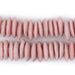 Pink Ashanti Glass Saucer Beads (18mm) - The Bead Chest