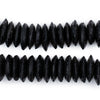 Black Ashanti Glass Saucer Beads (18mm)
