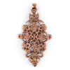 Adama Copper Coptic Cross Pendant (45x85mm)
