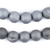 Silver Round Druzy Agate Beads (14mm)