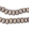 Brown Abacus Natural Wood Beads (8x12mm)