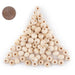 Unfinished Natural Wood Beads (6mm, Set of 100) - The Bead Chest