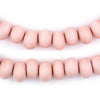 Pink Abacus Natural Wood Beads (8x12mm)