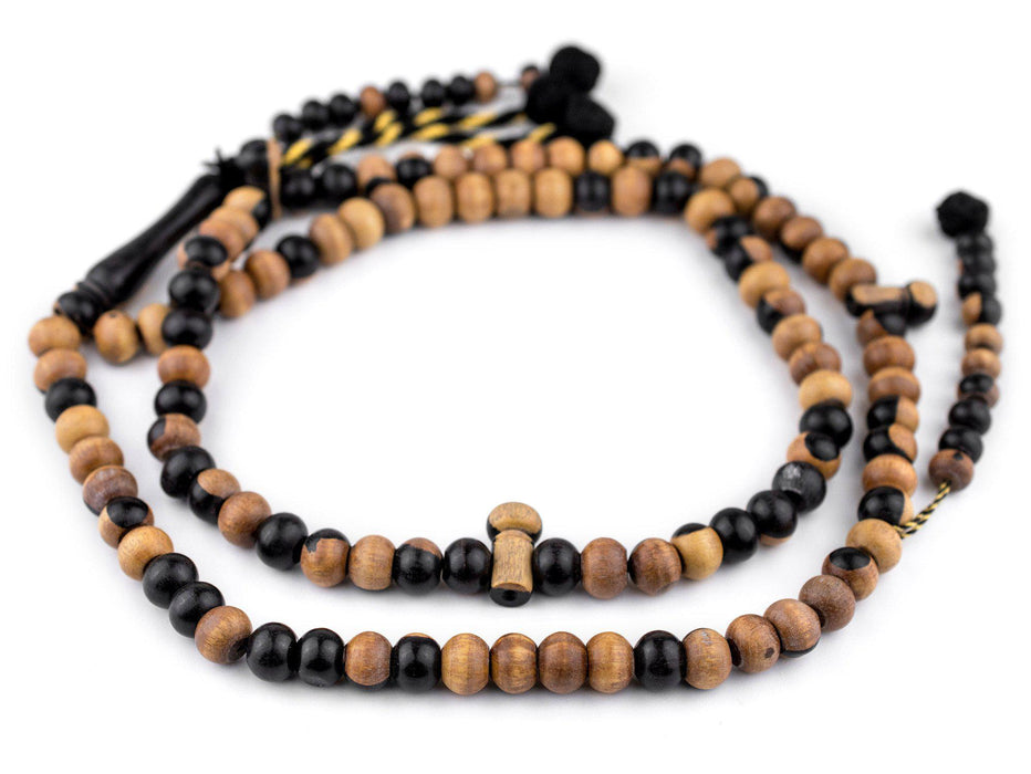Round Ebony Arabian Prayer Beads (10mm) - The Bead Chest