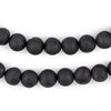 Black Round Druzy Agate Beads (10mm)