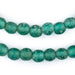 Green Aqua Ancient Style Java Glass Beads (9mm) - The Bead Chest