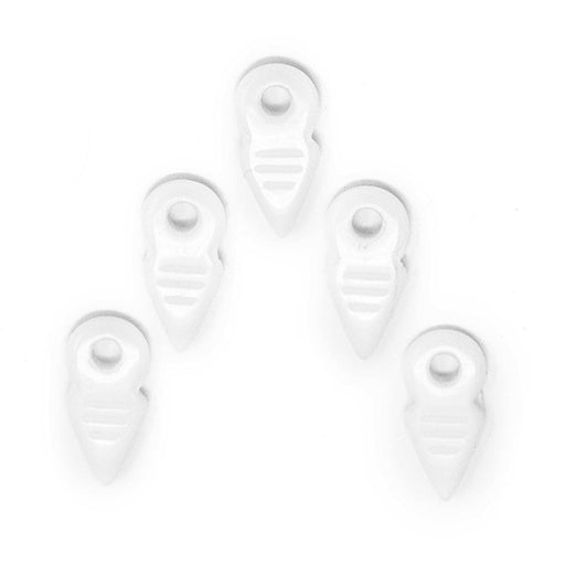 White Talhakimt Pendants (Set of 5) - The Bead Chest