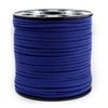 3mm Flat Cobalt Blue Faux Suede Cord (300ft)