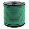 3mm Flat Green Faux Suede Cord (300ft)