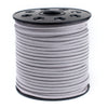 3mm Flat Light Grey Faux Suede Cord (300ft)