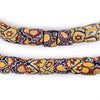 Orange Mosaic Antique Venetian Millefiori Trade Beads