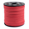 3mm Flat Red Faux Suede Cord (300ft)