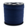3mm Flat Indigo Blue Faux Suede Cord (300ft)