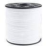 3mm Flat White Faux Suede Cord (300ft)