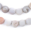 Pearl Round Druzy Agate Beads (14mm)