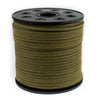 3mm Flat Olive Green Faux Suede Cord (300ft)