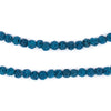 Turquoise Blue Volcanic Lava Beads (4mm)