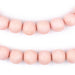 Pink Round Natural Wood Beads (12mm) - The Bead Chest