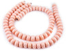 Pink Abacus Natural Wood Beads (10x15mm) - The Bead Chest