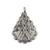 Silver Baule Pyramid Pendant (67x48mm)