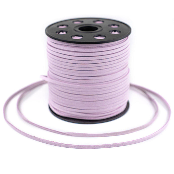 3mm Flat Light Purple Faux Suede Cord (300ft) - The Bead Chest