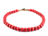Jumbo Red Olombo Ghana Glass Beads - The Bead Chest
