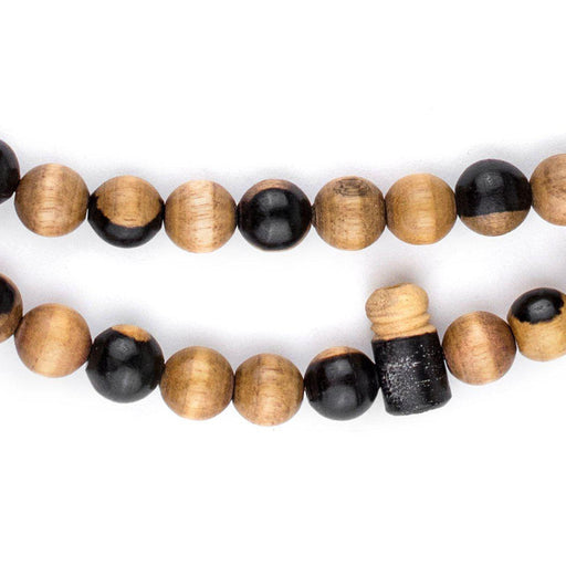 Round Ebony Arabian Prayer Beads (8mm) - The Bead Chest