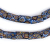 Imperial Blue Antique Matching Venetian Millefiori Trade Beads