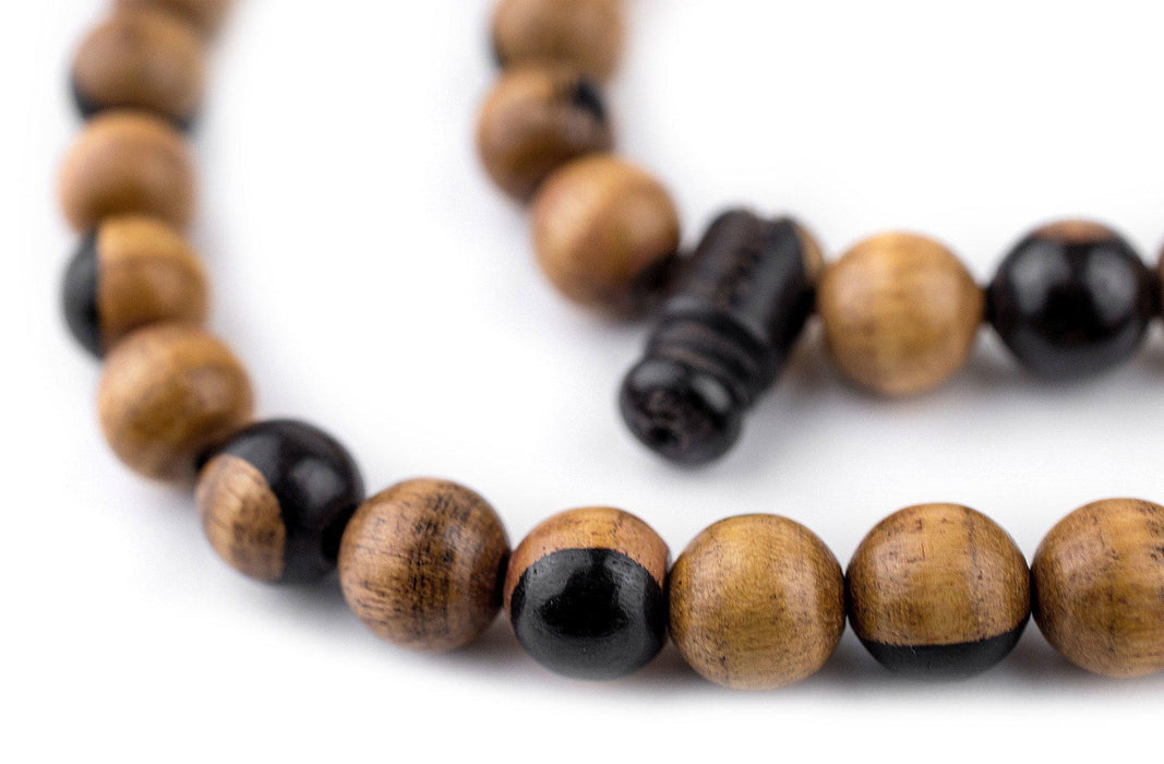 Round Ebony Arabian Prayer Beads (8mm) - The Bead Chest