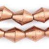 Copper Mali Bicone Beads (26x20mm)