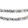 Matte Round Dalmatian Jasper Beads (6mm)