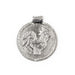 Silver Rooster Baule Bead Pendant (58x52mm) - The Bead Chest