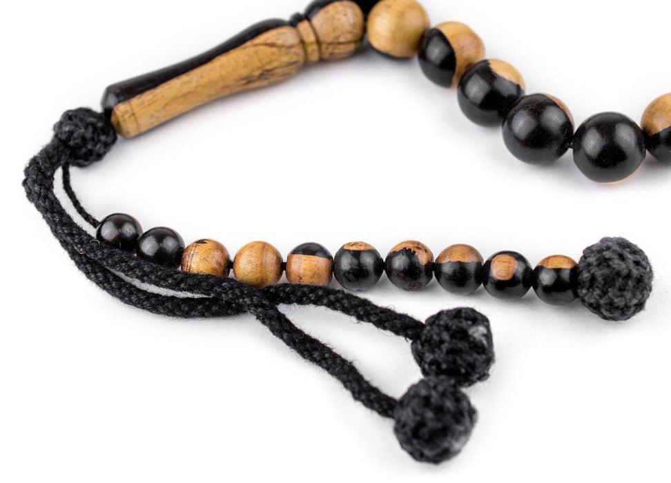 Round Ebony Arabian Prayer Beads (12mm) - The Bead Chest