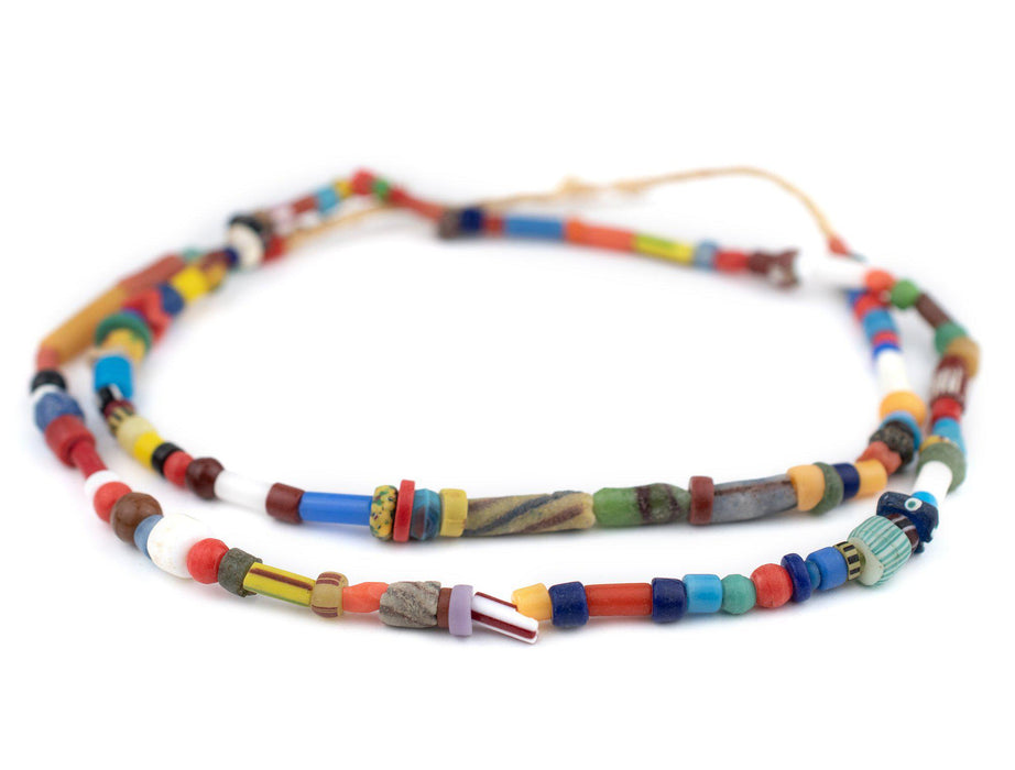 Fancy Ghana Chevron Trade Beads (Large) - The Bead Chest