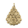 Brass Baule Pyramid Pendant (67x48mm)
