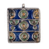 Rectangular Enameled Berber Pendant (Large)
