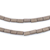 Brown Tube Natural Wood Beads (7x5mm)