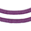 Plum Purple Vinyl Phono Record Beads (8mm)