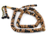 Rondelle Ebony Arabian Prayer Beads (14mm) - The Bead Chest