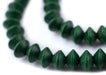 Green Bicone Natural Wood Beads (5x8mm) - The Bead Chest