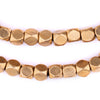 Brass Diamond Cut Beads (8mm)