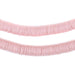 Pastel Pink Vinyl Phono Record Beads (8mm) - The Bead Chest