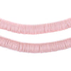 Pastel Pink Vinyl Phono Record Beads (8mm)