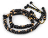 Rondelle Ebony Arabian Prayer Beads (10mm) - The Bead Chest